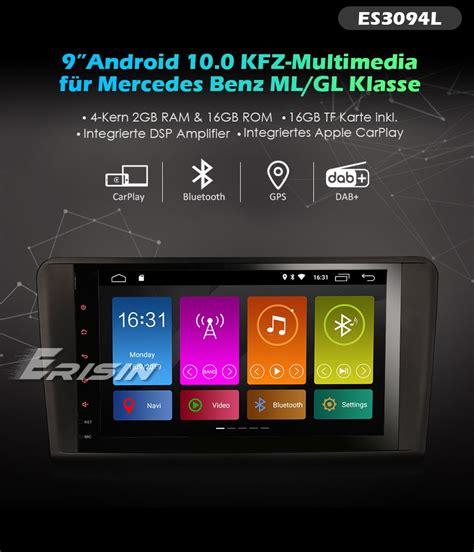 Erisin Es L Dsp Dab Android Autoradio Carplay Wifi Swc