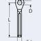 镶嵌固定索具端子 8281 series Marinetech Edelstahlhandel GmbH Co KG 转环式