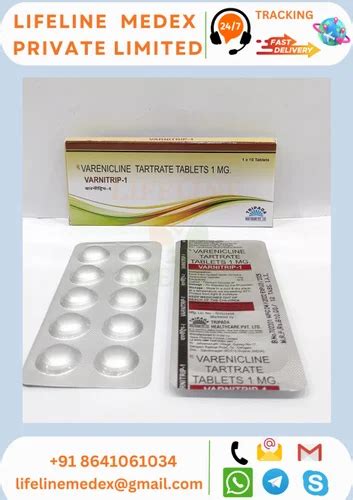 Varenicline Varnitrip 1 Mg At Rs 750 Pack Champix Tablets In Nagpur