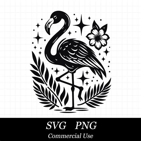 Flamingo Svg Flamingo Png Svg File For Cricut Beach Svg Commercial