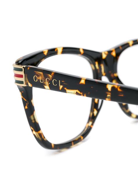 Gucci Eyewear Bril Met Vierkant Montuur Farfetch