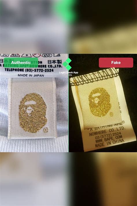 How to spot a fake bape gold tag 2024 – Artofit