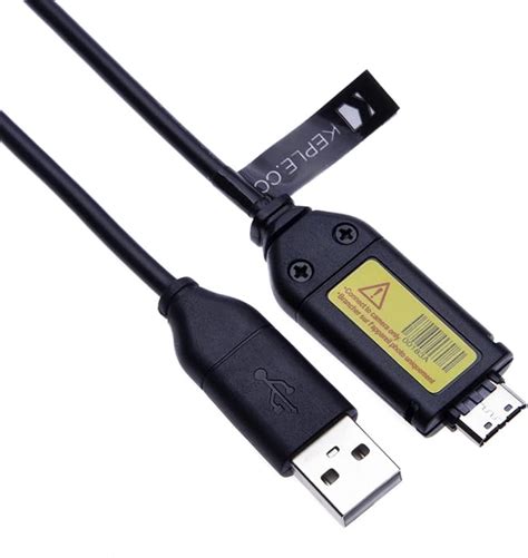 Carregador Usb E Cabo De Dados Para Samsung Digital Camera S Sl St