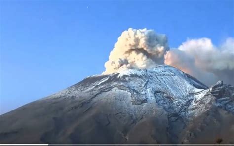 Semáforo de Alerta Volcánica del Popocatépetl continúa en Amarillo Fase