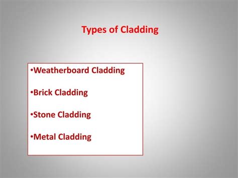 cladding pptx