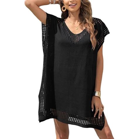 Robe De Plage Femme Cache Maillot De Bain Crochet Sarongs En Crochet