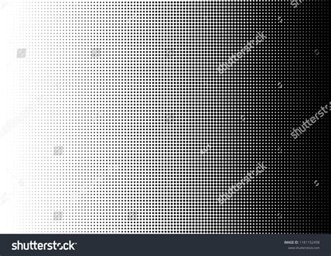 Monochrome Dots Background Modern Distressed Overlay Stock Vector