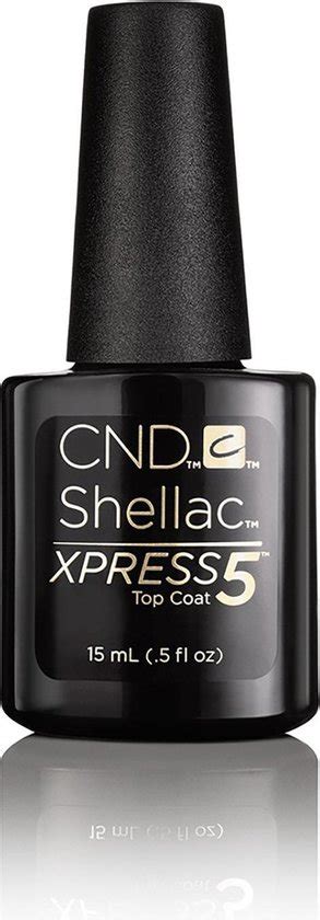 Cnd Colour Shellac Xpress Top Coat Ml Bol