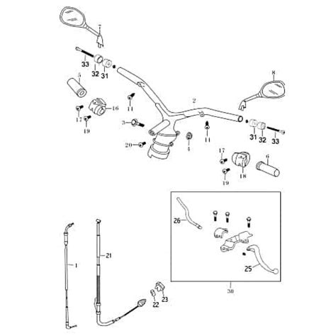 Rex Monza Bauten Zug Bowdenzug Seilzug Roller Ccm Takt Qmb