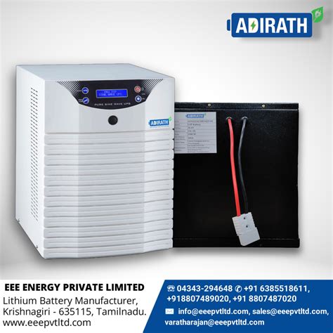 Adirath V Kva Home Ups With V Ah Lifepo Battery Inverter