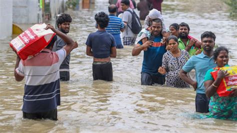 Tamil Nadu Flood বন্যা বিধ্বস্ত তামিলনাড়ুর ক্ষতিগ্রস্তদের ত্রাণ ও