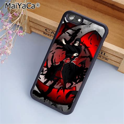 Maiyaca Naruto Itachi Sharingan Phone Case Cover For Iphone S Se S