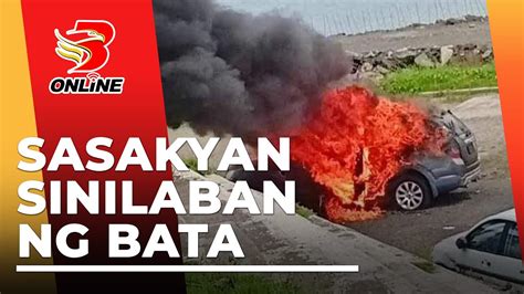 Nakaparadang Sasakyan Sinilaban Ng Bata YouTube