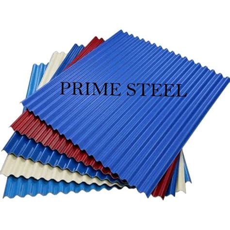 Stainless Steel 0 50 Mm Blue Aluminium Jsw Colouron Plus Roofing Sheets