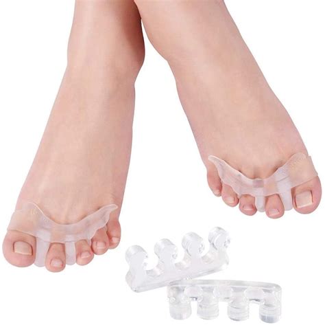 Toe Separators Pair Gel Toe Spreader And Pair Gel Toe Stretcher