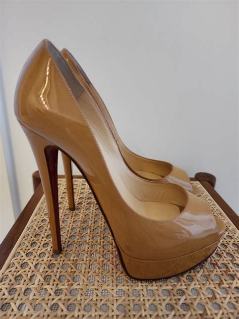 Christian Louboutin Nude Heels Women S Fashion Footwear Heels On