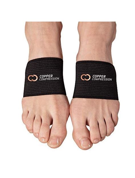 Buy Copper Compression Copper Arch Support Plantar Fasciitis Braces