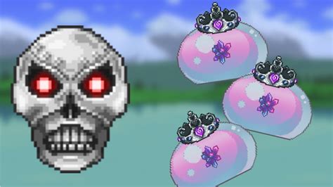 Terraria Skeletron Prime Vs 3 Queen Slimes Ll Smash Bros Mod Tmodloader