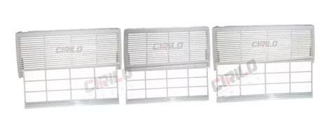 Kit Filtros E Grelhas Space Carrier Piso Teto 60 000 Btus