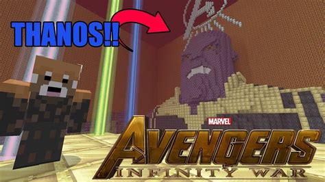 Huge Thanos Avengers Infinity War Minecraft Hide And Seek Youtube