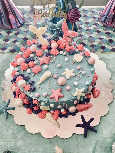 Mermaid Birthday Cake Mermaid Birthday Cakes Birthday Cake Cake