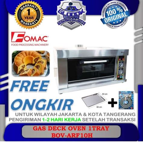 Jual Gas Oven Roti Deck Tray Pemanggang Roti Bov Arf H Fomac Di