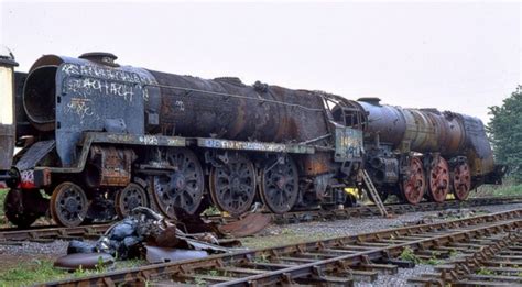 Braunton Steam Locomotive In The Scrapyard Steam Locomotive