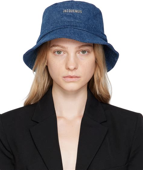 Jacquemus Blue Le Chouchou Le Bob Gadjo Denim Bucket Hat SSENSE