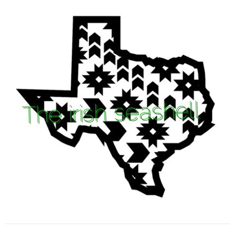 Aztec Texas Svg Dxf File