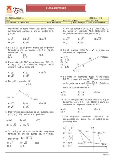 Pdf Actividad Trigonometria Plano Cartesiano Dokumen Tips