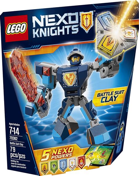 Lego Nexo Knights Battle Suit Clay 70362 Building Kit 79 Piece Toys And Games