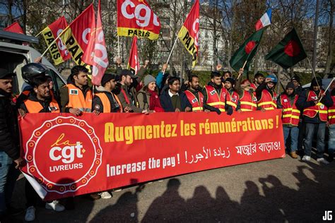 Grève nationale des livreurs 2 décembre 2023 Paris IMG Flickr