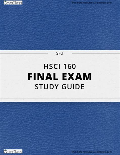 Hsci Final Exam Guide Everything You Need To Know Pages