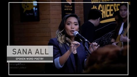 Sana All Live Spoken Word Poetry Performance Beverly Cumla Youtube