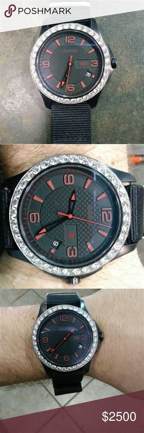 Diamond Gucci Watch With Custom Bezel