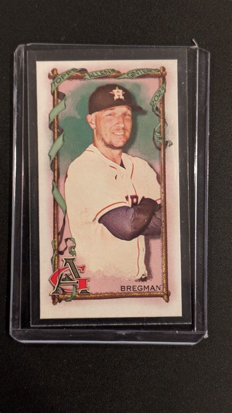 Topps Allen Ginter Mini No Number Sp Alex Bregman Houston