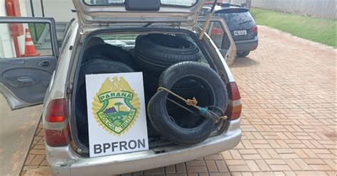 BPFron apreende em Capitão Leônidas Marques veículo que carregava