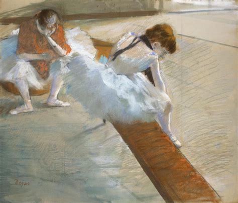 Dancers Resting 1881 85 By Edgar Degas Paper Print MFA Boston