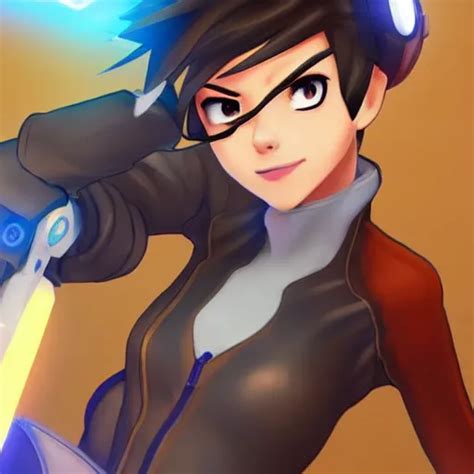 B Usty Tracer From Overwatch R H E N T A I N S F W Stable