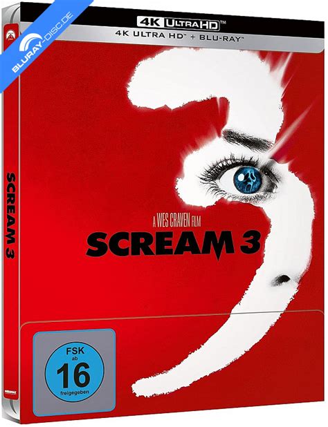 Scream 3 4k Limited Steelbook Edition 4k Uhd Blu Ray Blu Ray Film