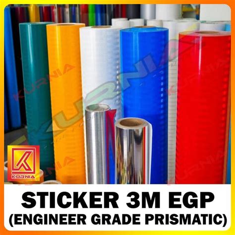 Jual STICKER 3M EGP ENGINEER GRADE PRISMATIC Shopee Indonesia