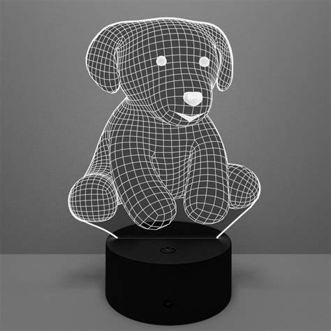 Dog v1 LED Lamp – Double Cut Designs LLC