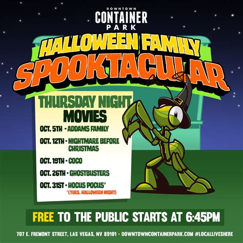 Halloween Spooktacular Ghostbusters Downtown Container Park