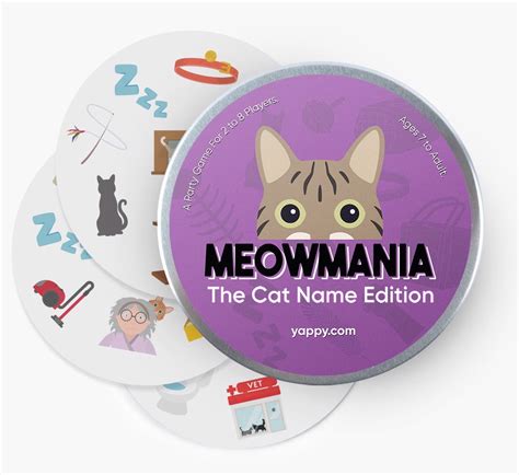 Meowmania Cat Card Game Yappy