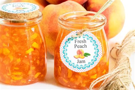 Peach Freezer Jam Recipe With Liquid Pectin Dandk Organizer