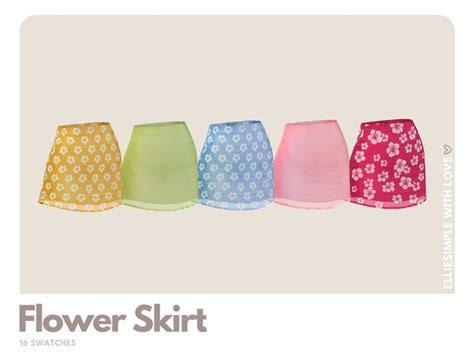 Preview Elliesimple Flowers Collection Flower Skirt Elliesimple