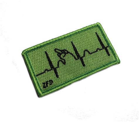 Ekg Middle Finger Morale Patch — Empire Tactical Usa