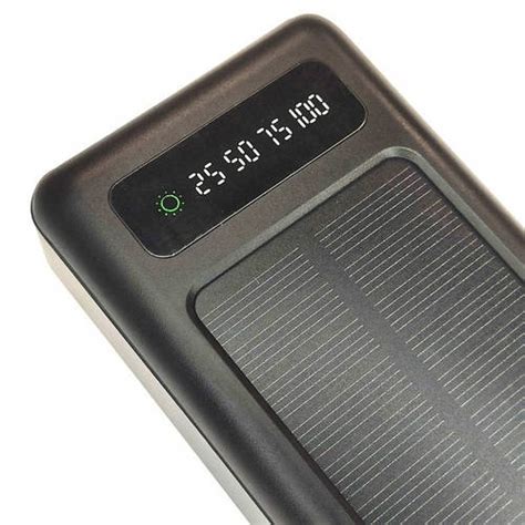 Купить Новинка Внешний аккумулятор с солнечной панелью Power Bank Ukc 8412 20000 Mah зарядка