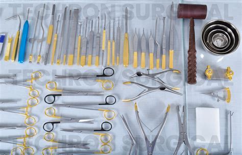 Rhinoplasty Instruments Set Nose Surgery Tools Techron Surgical