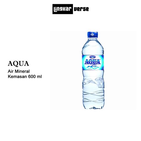 Jual Aqua Air Mineral Kemasan 600 Ml Shopee Indonesia